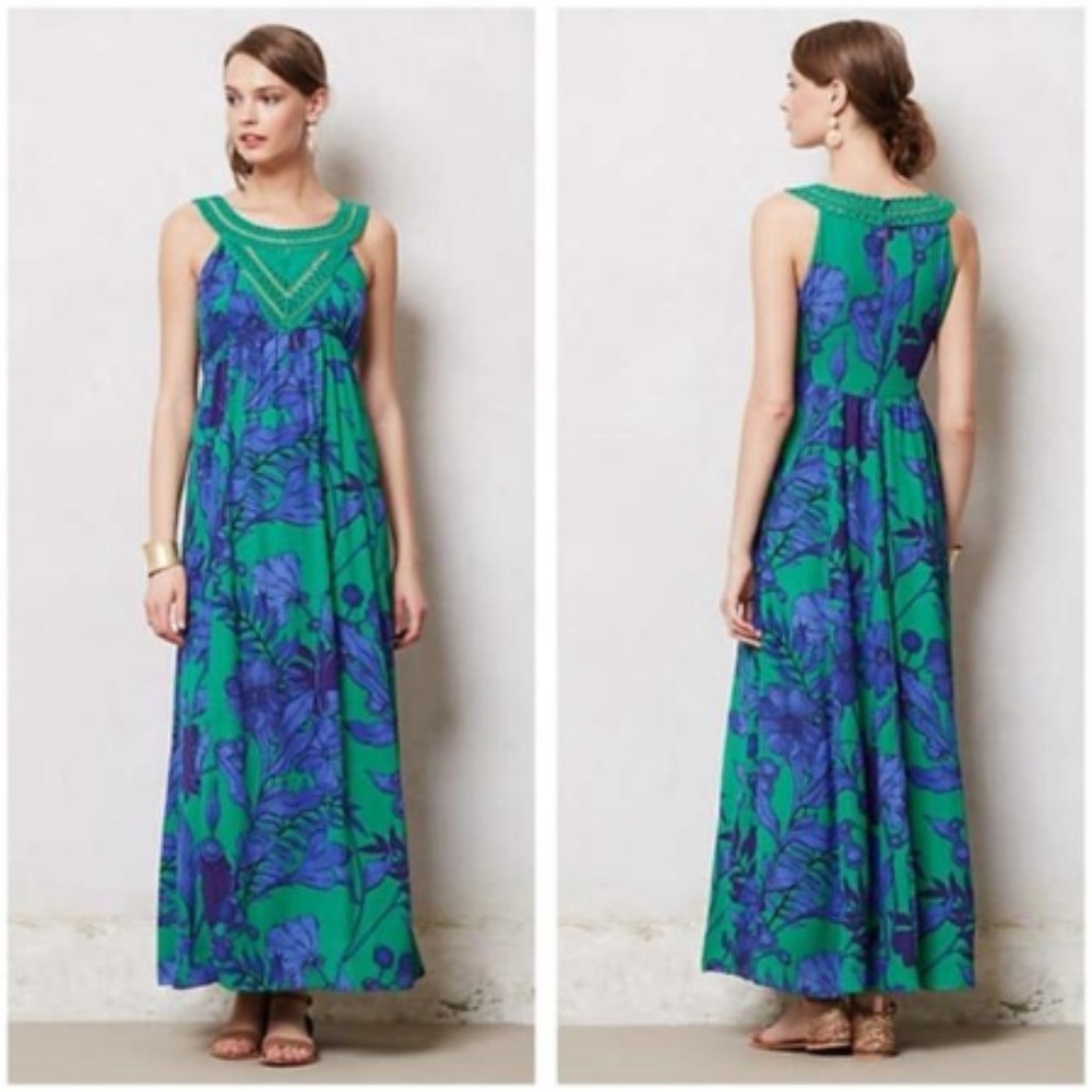 Anthropologie Edme & Esyllte Floral Maxi
